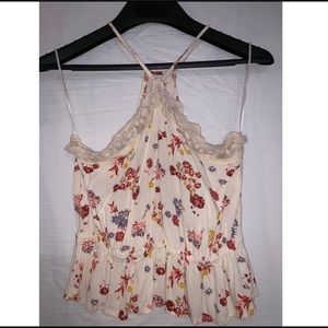 Kendall + Kylie flowery top